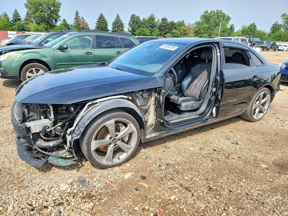 2021 Audi A4 VIN WAUEAAF49MA011532 — COPART salvage auction photo