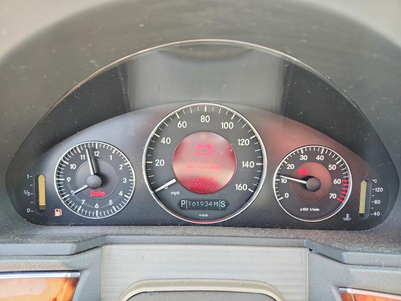 2003 Mercedes-benz E-class VIN WDBUF70J13A349196 COPART salvage auction — REAR END, CA - SALVAGE CERTIFICATE, sold $125 on 2026-08-14 (photo 9)