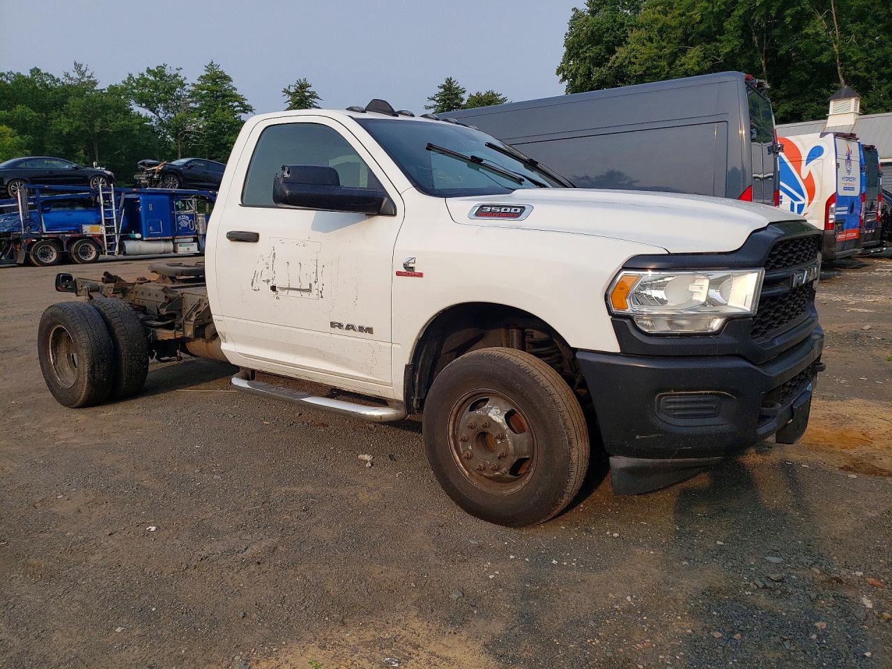 2021 Ram 3500 VIN 3C7WRTAL5MG604254 COPART salvage auction — Front End, CT - CERTIFICATE OF TITLE (P), sold $7,700 on 2026-09-15 (photo 4)