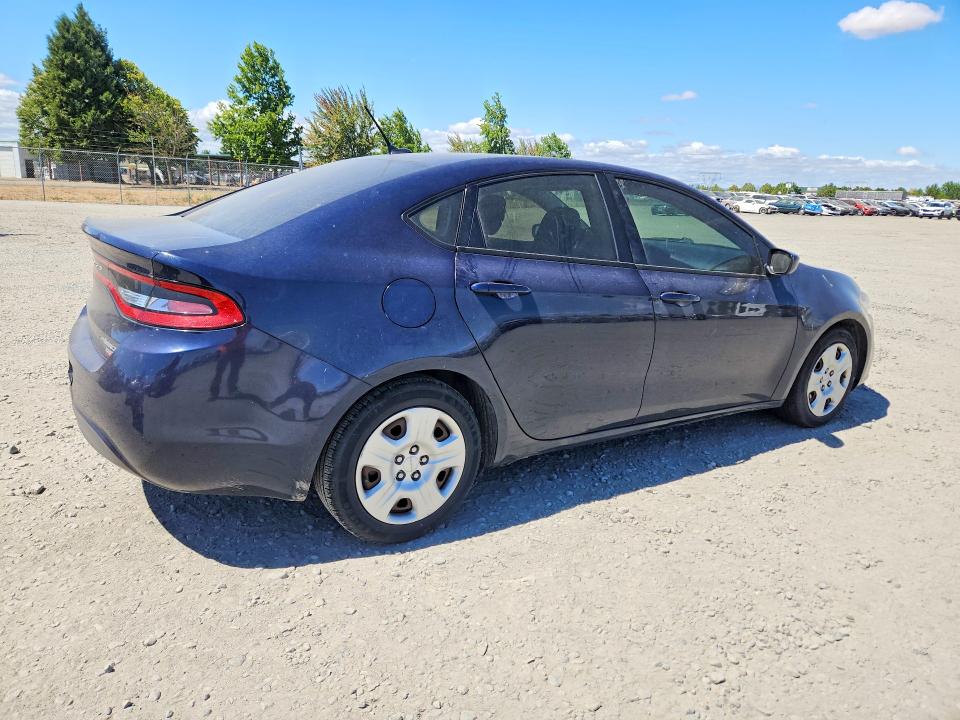 2013 Dodge Dart VIN 1C3CDFAHXDD306098 COPART salvage auction — MINOR DENT/SCRATCHES, OR - CERTIFICATE OF TITLE, sold $1,260 on 2026-09-02 (photo 3)