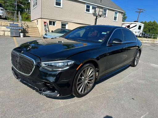 2022 Mercedes-benz S-klasse VIN W1K6G6DB2NA123567 — COPART salvage auction photo