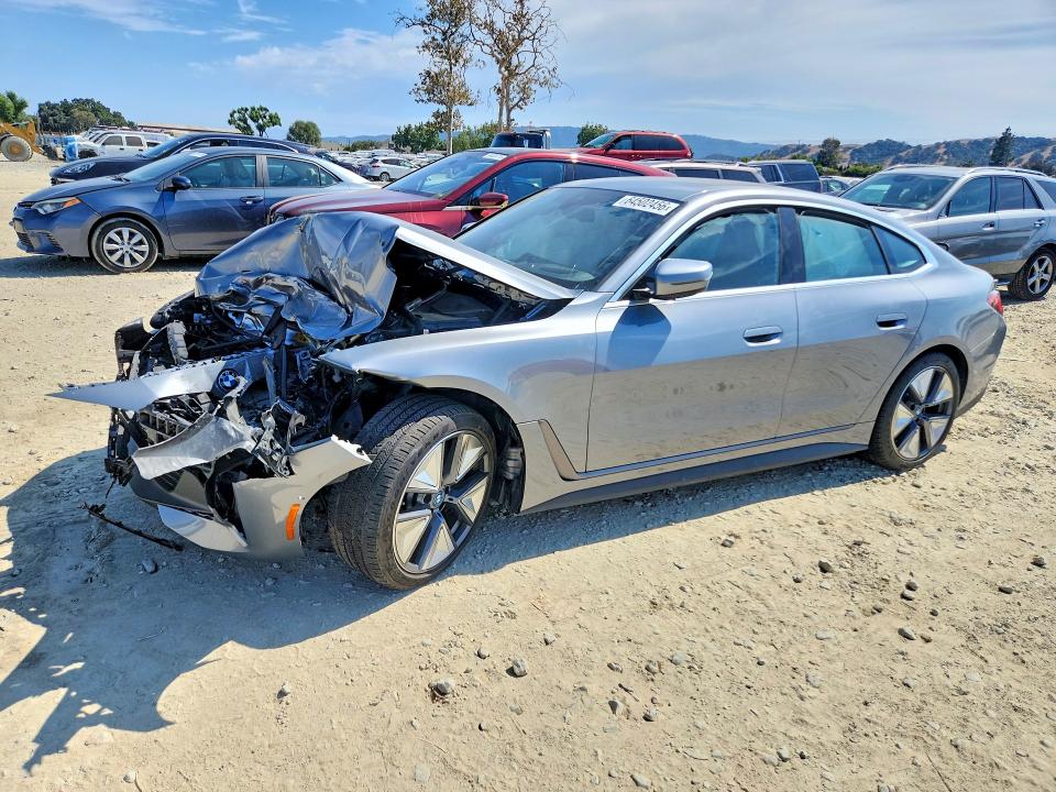 2024 BMW I4 VIN WBY43AW03RFT36871 — COPART salvage auction photo