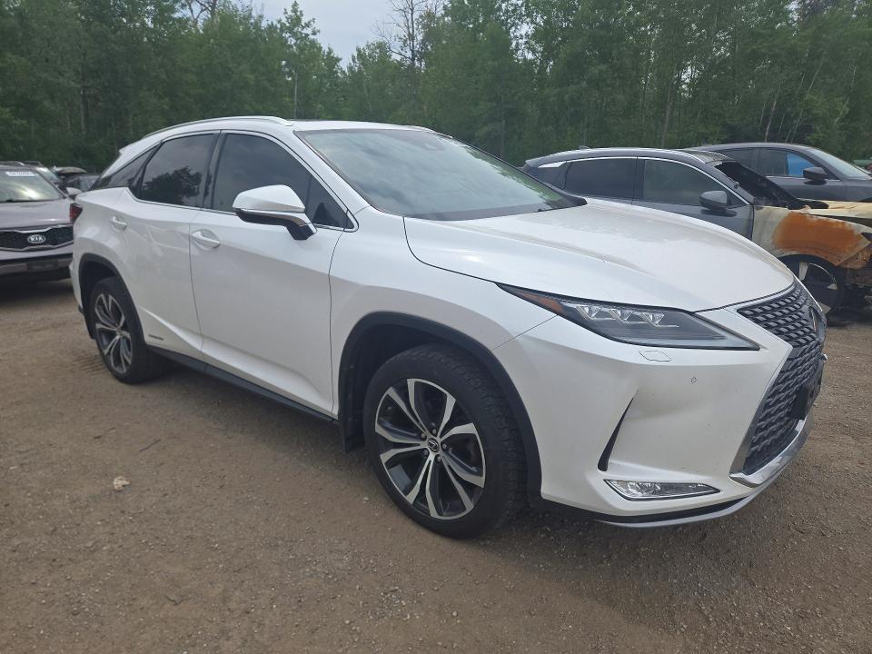 2022 Lexus Rx 450h VIN 2T2JGMDA6NC085803 COPART salvage auction — FRONT END, ON - PERMIT NO BRAND - UNFIT, sold $30,500 on 2026-09-29 (photo 4)