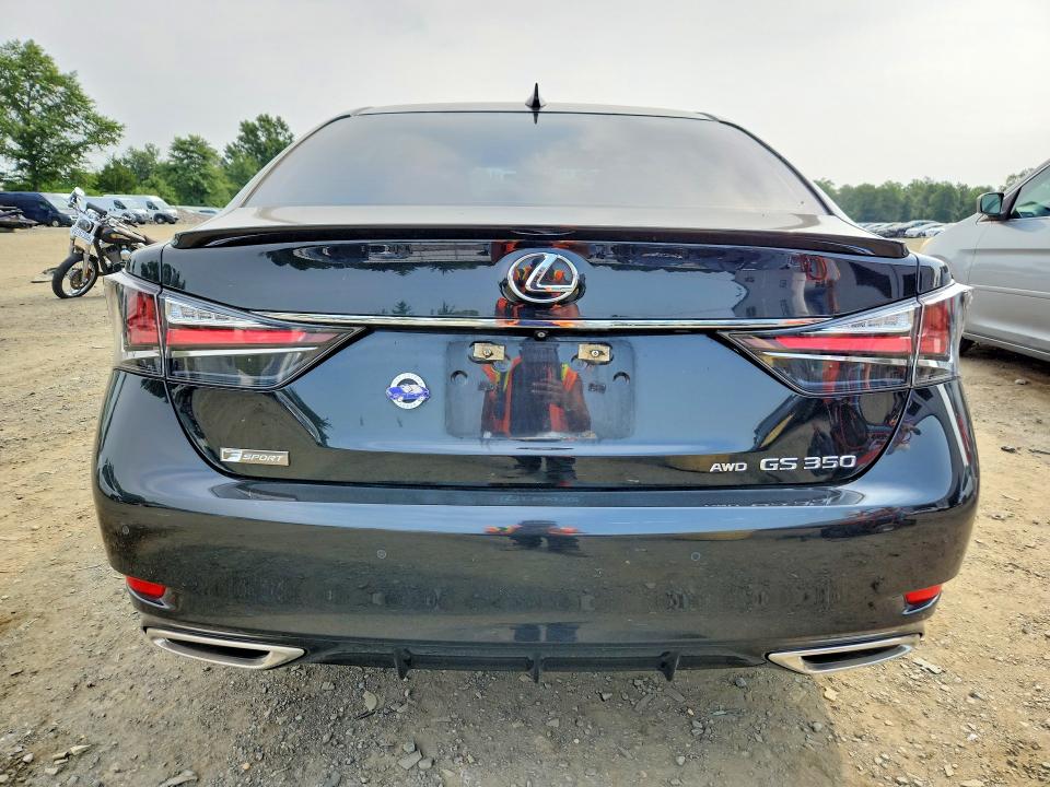 2019 Lexus Gs VIN JTHCZ1BL8KA011355 COPART salvage auction — WATER/FLOOD, Nj - Cert Of Title-Salvage Flood, sold $16,900 on 2026-08-26 (photo 6)
