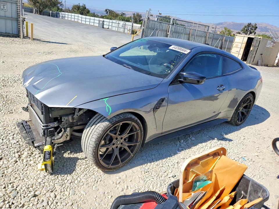 2022 BMW M4 VIN WBS33AZ09NCJ66576 — COPART salvage auction photo