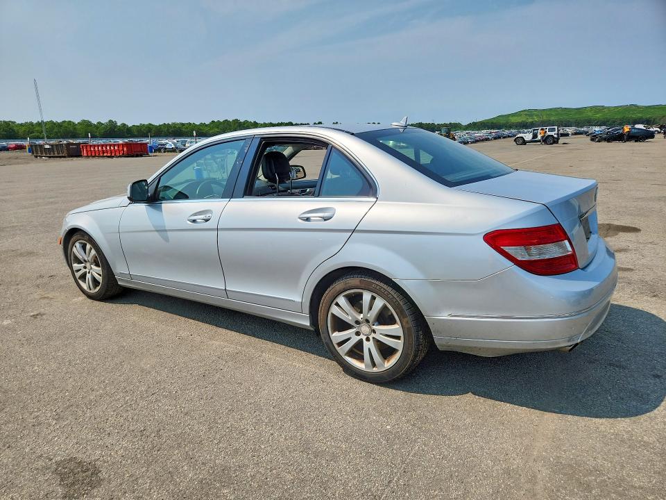 2009 Mercedes-benz C class VIN WDDGF81X89F196714 COPART salvage auction — FRONT END, Ny - Mv-907A Salvage Certificate, sold $500 on 2026-08-17 (photo 2)