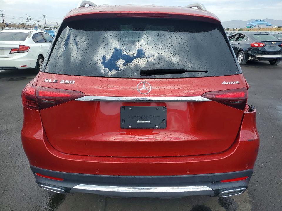 2025 Mercedes-benz Gle VIN 4JGFB4FEXSB324526 COPART salvage auction — REAR END, Ca - Salvage Certificate (P), sold $29,250 on 2026-08-19 (photo 6)