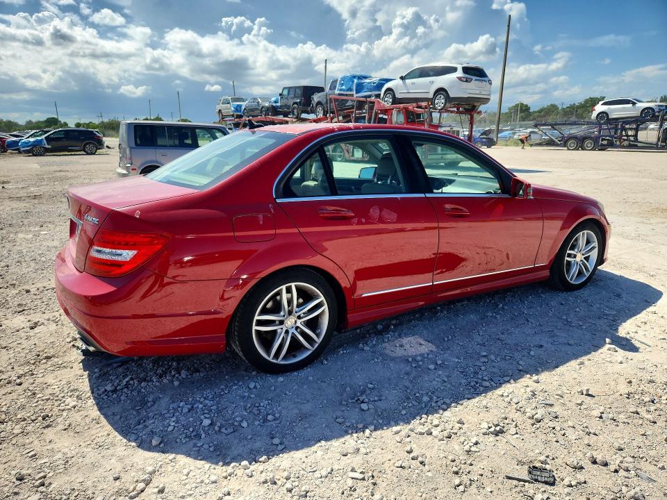 2014 Mercedes-benz C-klasse VIN WDDGF8AB5EA936103 COPART salvage auction — MECHANICAL, Fl - Certificate Of Title (P), sold $450 on 2026-08-18 (photo 3)