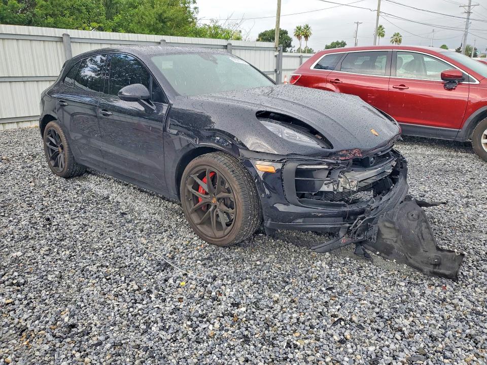 2024 Porsche Macan VIN WP1AF2A59RLB56508 COPART salvage auction — FRONT END, Fl - Cert Of Title Slvg Rebuildable, sold $26,750 on 2026-08-18 (photo 4)