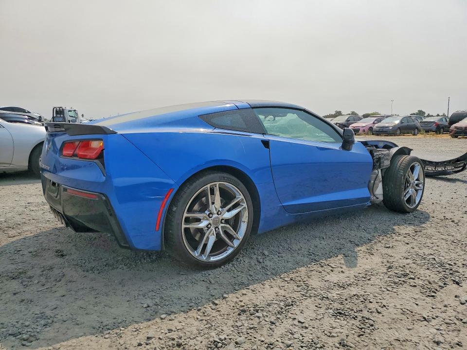 2015 Chevrolet Corvette Stingray VIN 1G1YK2D76F5118123 COPART salvage auction — FRONT END, Salvage Title, sold $21,100 on 2026-09-15 (photo 3)