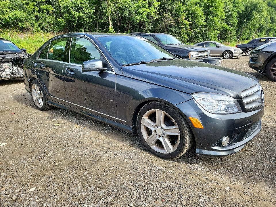 2010 Mercedes-benz C class VIN WDDGF8BB1AF473677 COPART salvage auction — SIDE, NY - MV-907A SALVAGE CERTIFICATE, sold $600 on 2026-08-13 (photo 4)