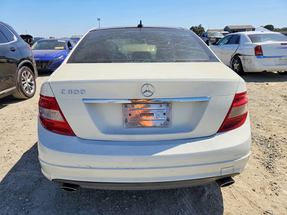 2008 Mercedes-benz C class VIN WDDGF54X58R023837 COPART salvage auction — REAR END, CA - SALVAGE CERTIFICATE, sold $100 on 2026-08-13 (photo 6)
