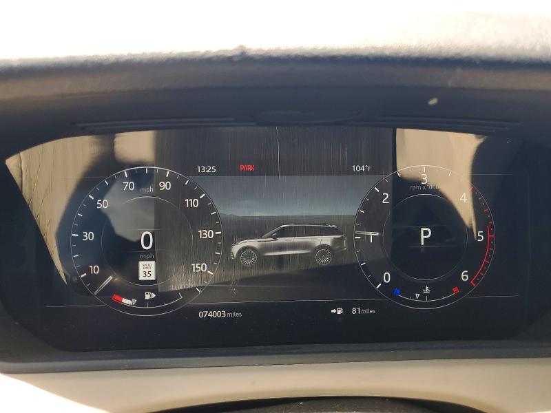 2019 Land rover Range rover velar VIN SALYB2EN9KA783239 COPART salvage auction — SIDE, Ca - Salvage Certificate, sold $8,200 on 2026-09-04 (photo 9)