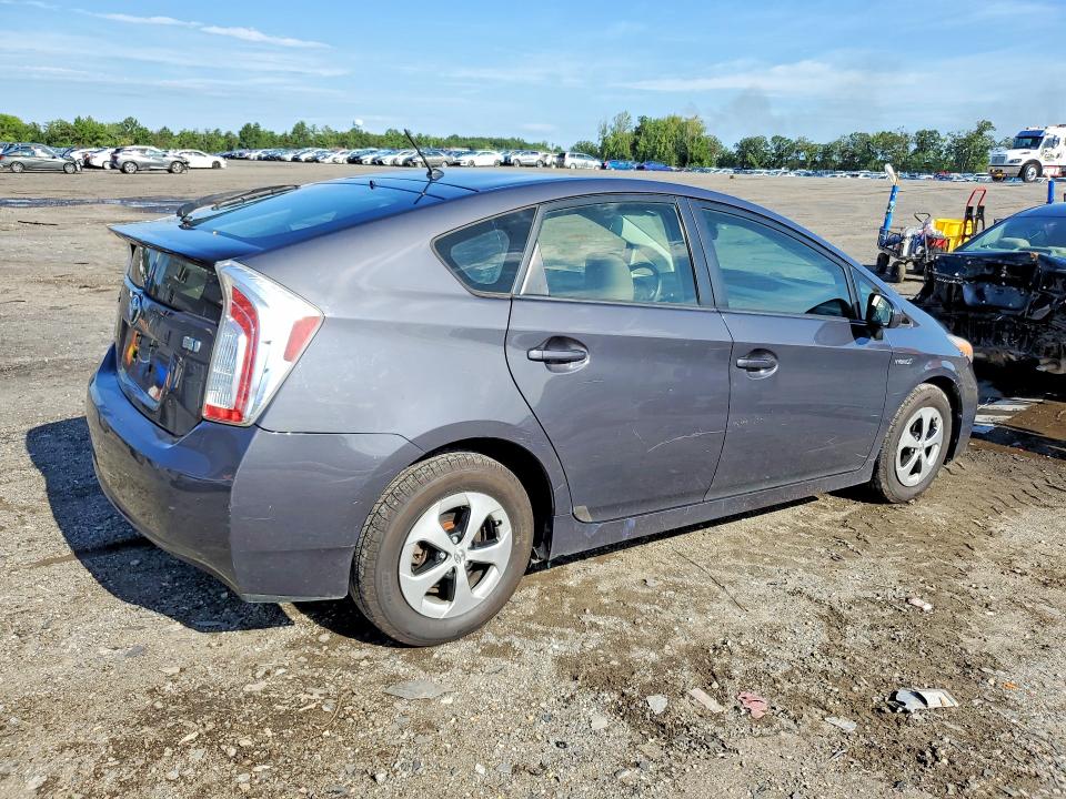 2013 Toyota Prius VIN JTDKN3DU3D5574688 COPART salvage auction — MINOR DENT/SCRATCHES, Va - Certificate Of Title, sold $2,200 on 2026-09-01 (photo 3)