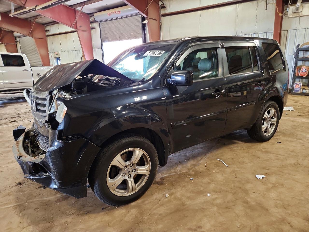 2013 Honda Pilot VIN 5FNYF4H51DB011542 COPART salvage auction — Front End, MI - CERTIFICATE OF TITLE, sold $300 on 2026-10-04 (photo 1)
