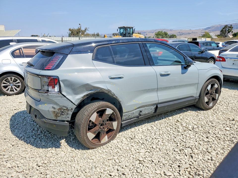 2025 Volvo Ex30 VIN YV4EK3ZL2SS156253 COPART salvage auction — REAR END, Ca - Salvage Certificate, sold $60 on 2026-08-18 (photo 3)