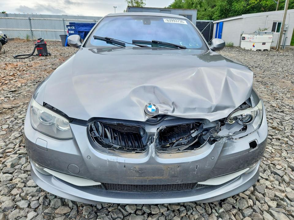 2013 BMW 3er VIN WBADW7C52DE731552 COPART salvage auction — FRONT END, Ny - Mv-907A Salvage Certificate, sold $475 on 2026-08-13 (photo 5)