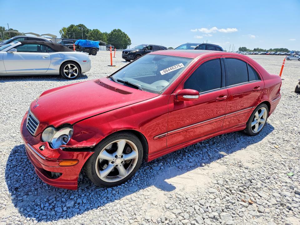 2005 Mercedes-Benz C-klasse VIN WDBRF40J65A760066 COPART salvage auction — FRONT END, GA - CERT OF TITLE-SALVAGE, sold $0 on 2026-09-16 (photo 1)