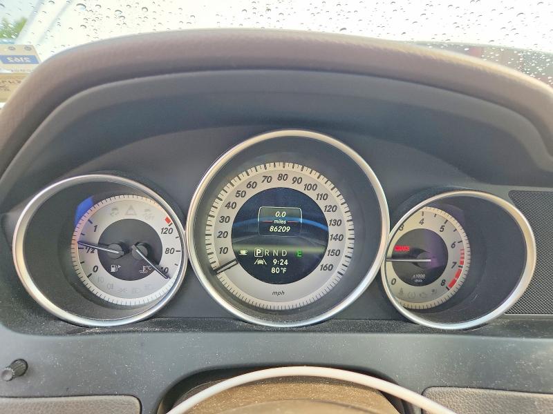 2013 Mercedes-benz C-klasse VIN WDDGF4HB3DR268557 COPART salvage auction — WATER/FLOOD, VA - CERT OF TITLE-FLOOD, sold $2,250 on 2026-08-18 (photo 9)