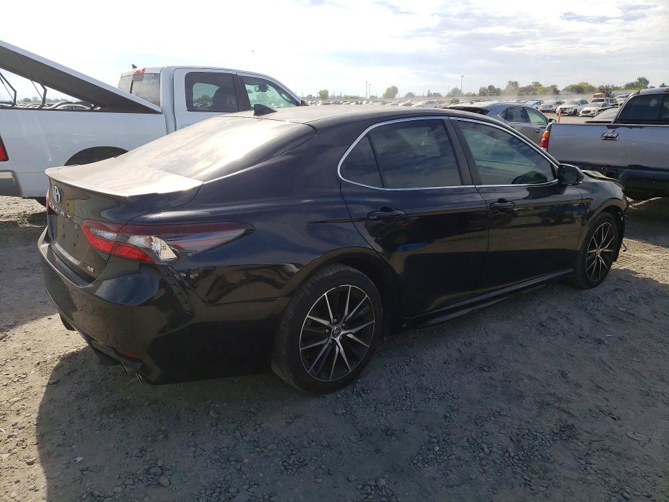 2022 Toyota Camry VIN 4T1G11AK0NU675876 COPART salvage auction — FRONT END, CA - SALVAGE CERTIFICATE, sold $7,100 on 2026-09-08 (photo 3)