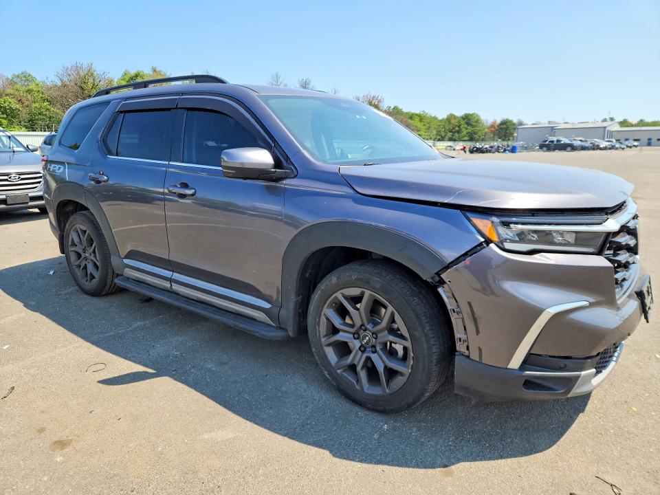 2023 Honda Pilot VIN 5FNYG1H85PB019427 COPART salvage auction — FRONT END, NY - MV-907A SALVAGE CERTIFICATE, sold $14,300 on 2026-09-02 (photo 4)