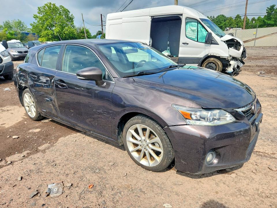 2013 Lexus Ct VIN JTHKD5BH8D2153800 COPART salvage auction — REAR END, Pa - Certificate Of Salvage, sold $1,700 on 2026-08-24 (photo 4)