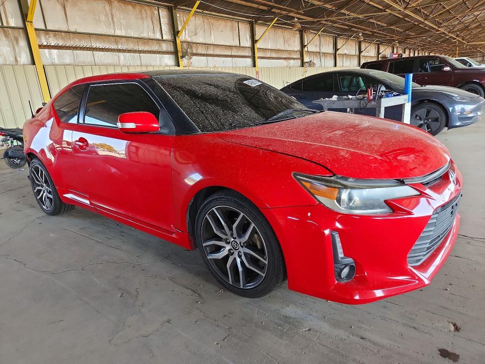 2015 Scion Tc VIN JTKJF5C76FJ013422 COPART salvage auction — REAR END, Az - Cert Of Title - Salvage, sold $600 on 2026-08-24 (photo 4)