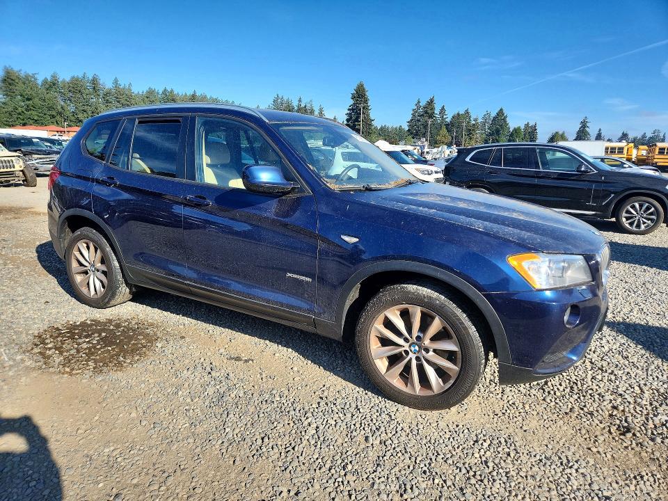 2014 BMW X3 VIN 5UXWX9C54E0D13448 COPART salvage auction — MECHANICAL, Salvage Title, sold $100 on 2026-09-16 (photo 4)