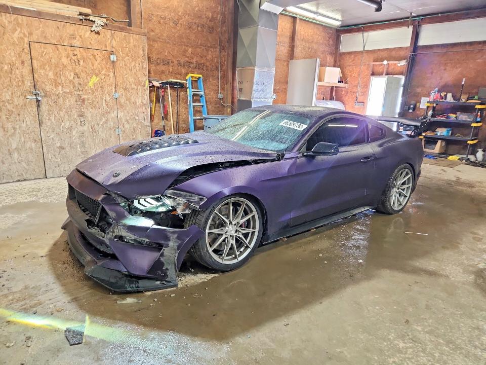 2018 Ford Mustang VIN 1FA6P8CFXJ5154908 COPART salvage auction — FRONT END, PA, sold $3,050 on 2026-10-20 (photo 1)