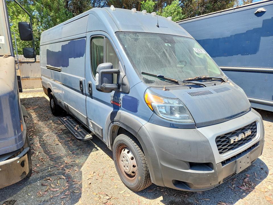 2021 Ram Promaster 3500 VIN 3C6MRVJG4ME536633 COPART salvage auction — SIDE, Ca - Dis/Dlr/Exp Only Clean Title, sold $8,500 on 2026-08-25 (photo 4)