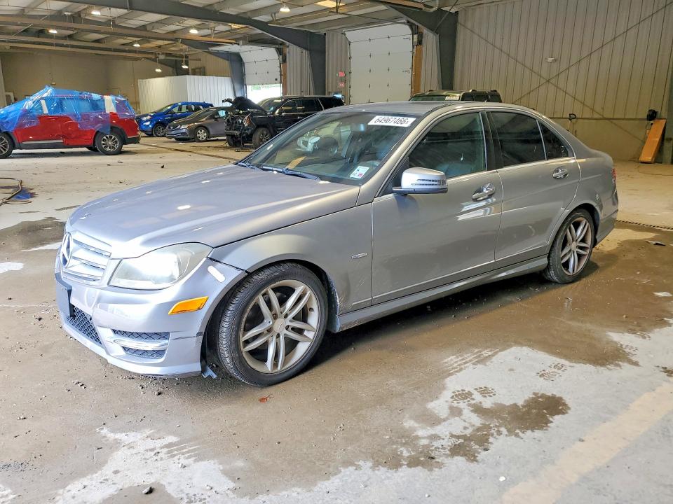 2012 Mercedes-benz C-klasse VIN WDDGF4HB3CA631937 COPART salvage auction — MECHANICAL, La - Certificate Of Title, sold $425 on 2026-08-19 (photo 1)