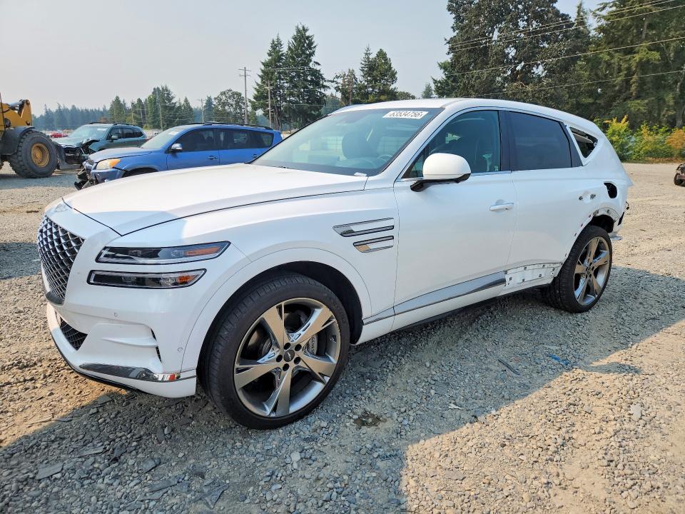 2022 Genesis Gv80 VIN KMUHBDSB0NU092078 — COPART salvage auction photo