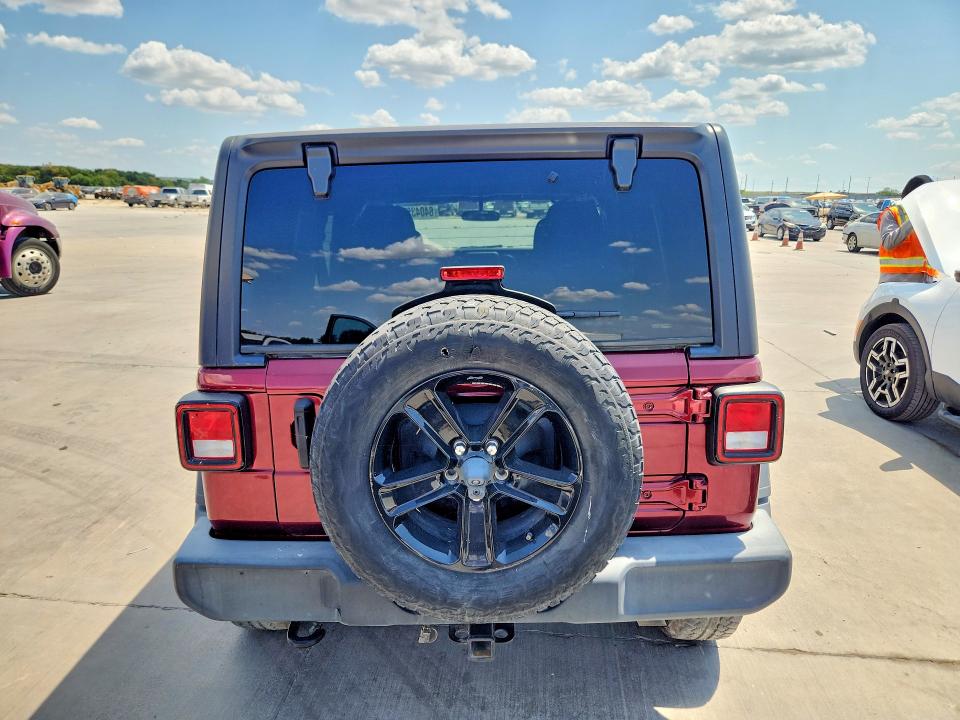 2021 Jeep Wrangler / VIN 1C4HJXDN9MW596033 COPART salvage auction — FRONT END, Tx - Salvage Vehicle Title, sold $9,600 on 2026-08-31 (photo 6)