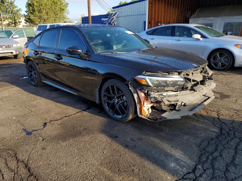 2022 Honda Civic VIN 2HGFE2F5XNH547226 COPART salvage auction — FRONT END, Co - Salvage Title, sold $7,300 on 2026-08-25 (photo 4)