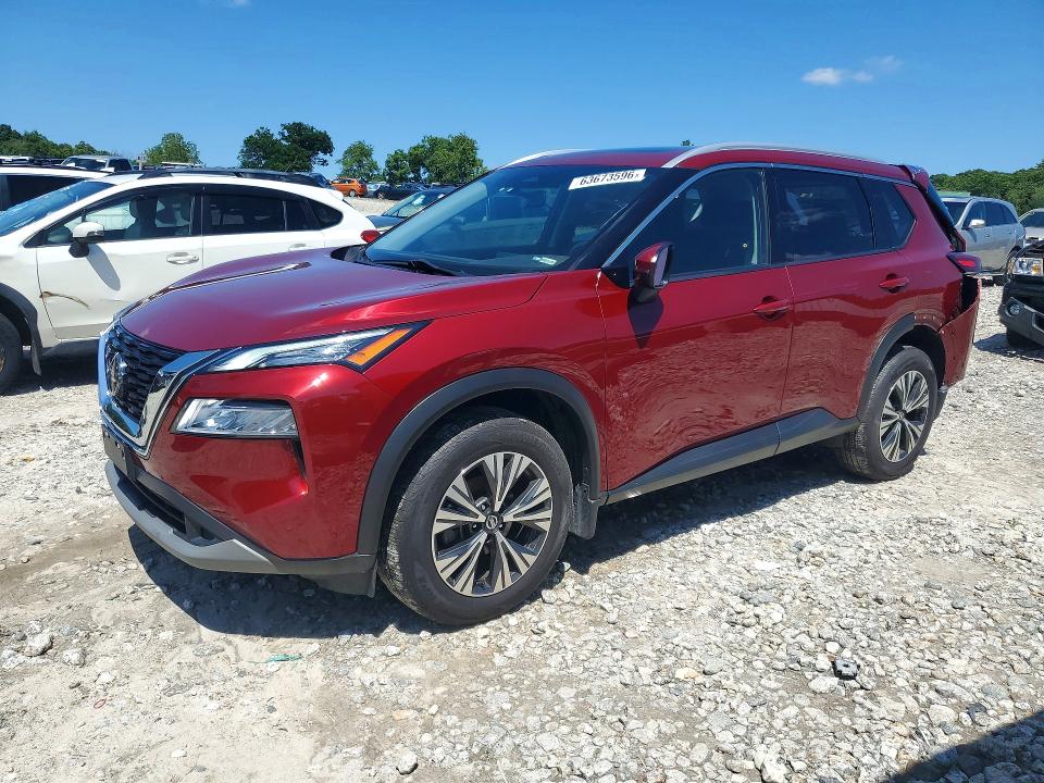 2021 Nissan Rogue VIN JN8AT3BB4MW233205 — COPART salvage auction photo