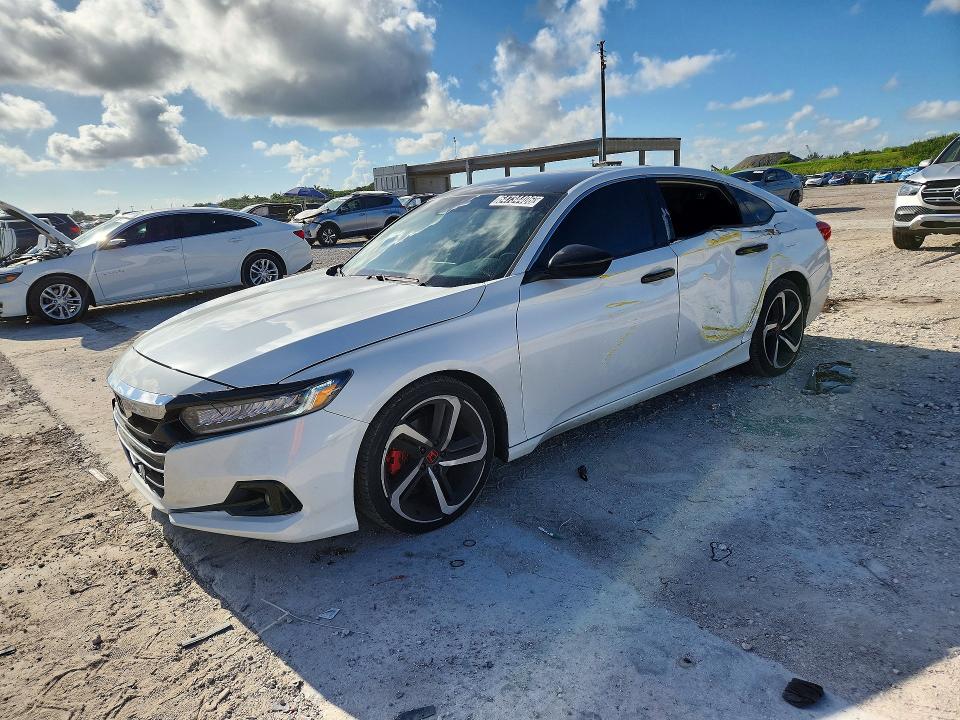 2022 Honda Accord VIN 1HGCV1F34NA043541 — COPART salvage auction photo