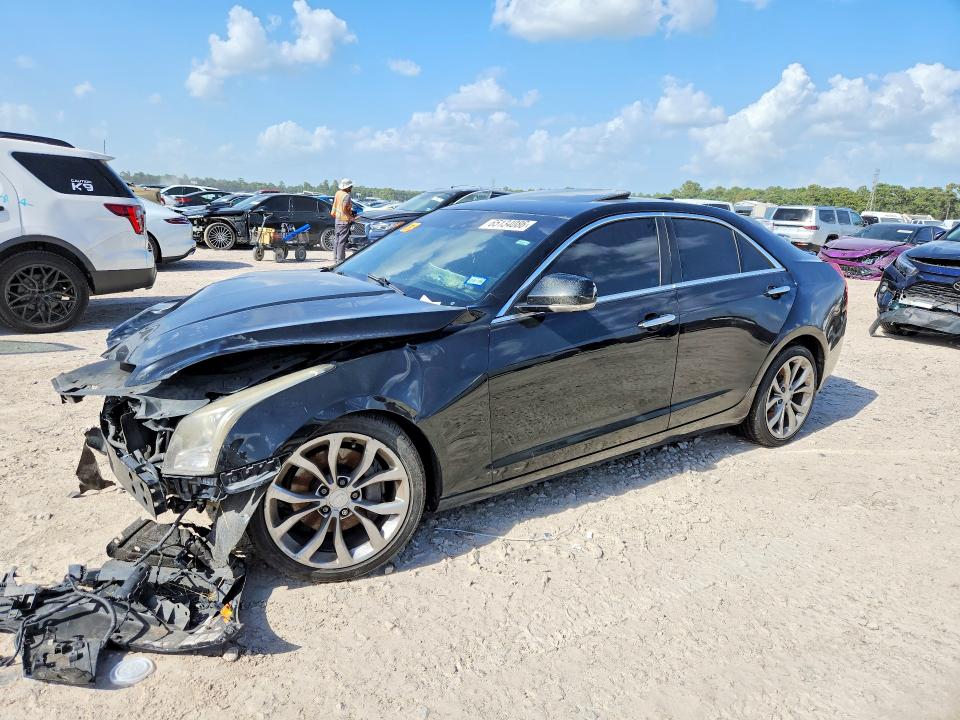 2015 Cadillac Ats VIN 1G6AH5SX0F0136449 COPART salvage auction — FRONT END, Tx - Cert Of Title-Rebuilt Salvage (P), sold $425 on 2026-08-25 (photo 1)