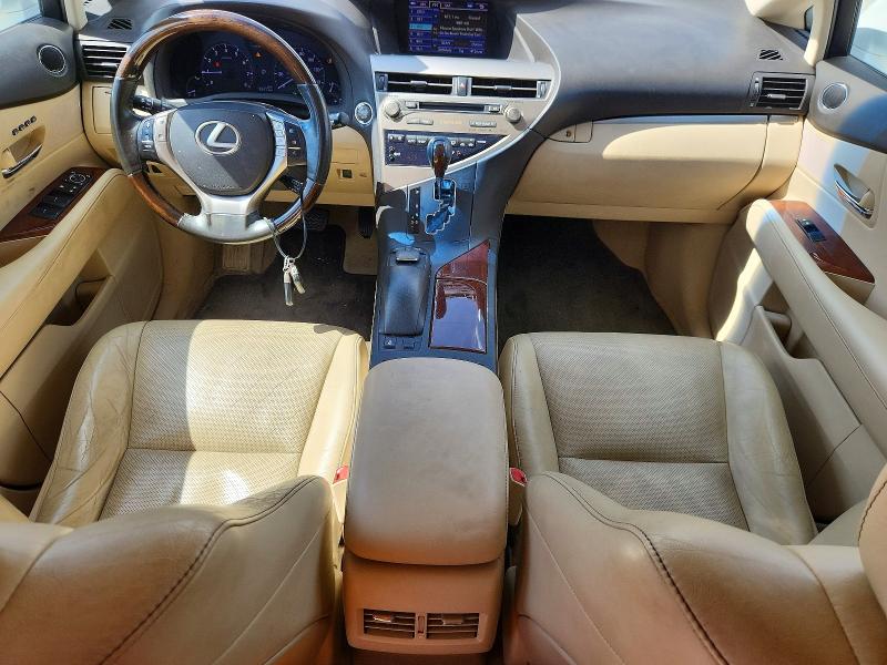 2013 Lexus Rx 350 VIN 2T2ZK1BA0DC089752 COPART salvage auction — FRONT END, TX - SALVAGE VEHICLE TITLE, sold $7,300 on 2026-08-24 (photo 8)