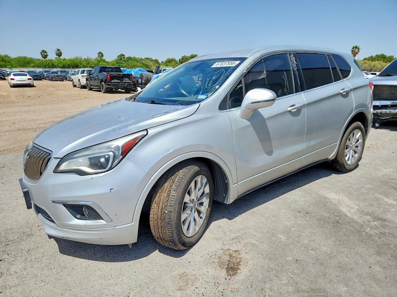 2017 Buick Envision VIN LRBFXBSA0HD198041 COPART salvage auction — Side, TX - CERTIFICATE OF TITLE (P), sold $8,900 on 2026-09-18 (photo 1)