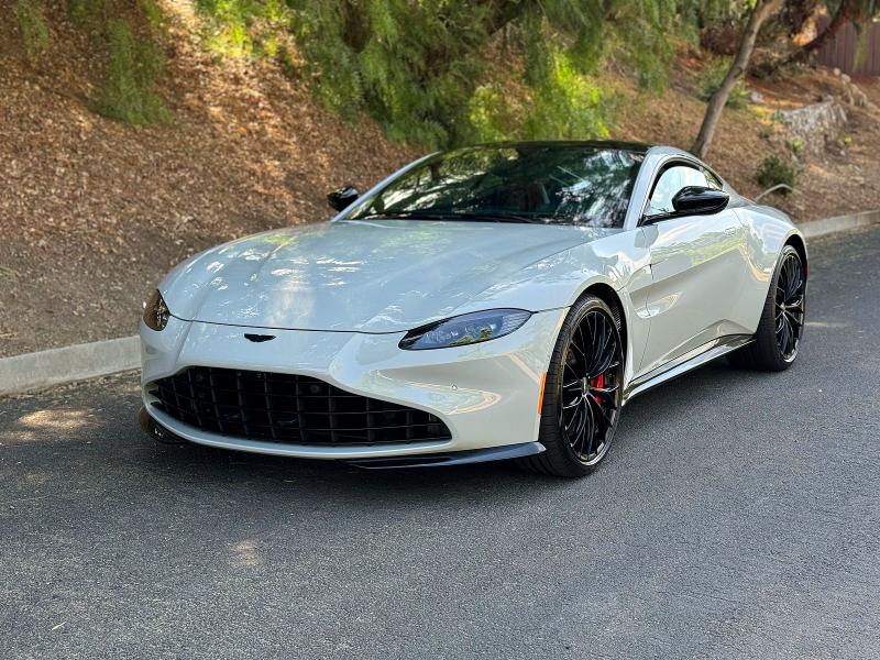 2023 Aston martin Vantage VIN SCFSMGAW6PGN07660 COPART salvage auction — FRONT END, Salvage Title, sold $46,000 on 2026-09-09 (photo 1)