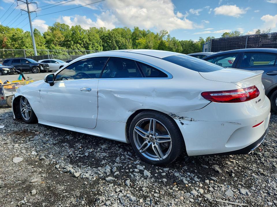 2018 Mercedes-benz E-klasse VIN WDD1J6GBXJF024161 COPART salvage auction — FRONT END, Md - Cert Of Salvage > 75% Damage, sold $11,000 on 2026-08-21 (photo 2)