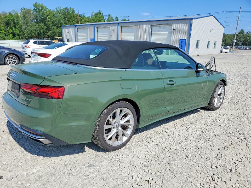 2020 Audi A5 VIN WAUYNGF55LN001939 COPART salvage auction — FRONT END, Ma - Cert Of Title-Salvage, sold $7,000 on 2026-08-26 (photo 3)