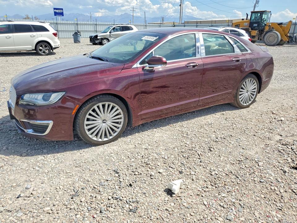 2017 Lincoln Mkz VIN 3LN6L5F98HR627766 COPART salvage auction — MINOR DENT/SCRATCHES, Ut - Cert Of Title-Rebuilt/Restored, sold $4,550 on 2026-09-10 (photo 1)