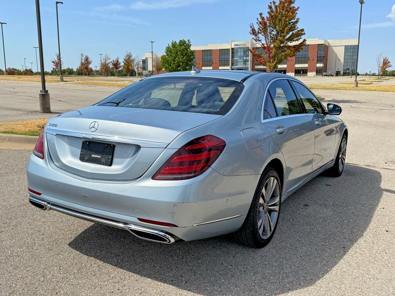 2018 Mercedes-benz S-klasse VIN WDDUG6GB1JA370379 COPART salvage auction — MINOR DENT/SCRATCHES, Ok - Certificate Of Title (P), sold $6,600 on 2026-08-18 (photo 4)