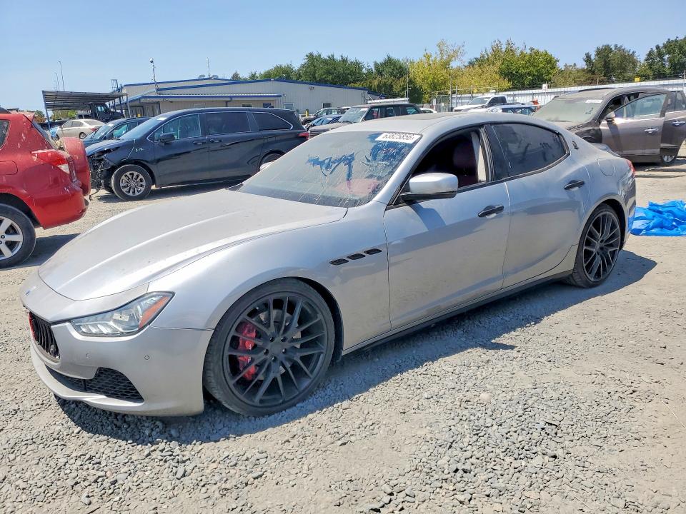 2015 Maserati Ghibli VIN ZAM57RTA3F1153450 COPART salvage auction — NORMAL WEAR, Nv - Dis/Dlr/Exp Only Clean Title (P), sold $950 on 2026-08-11 (photo 1)