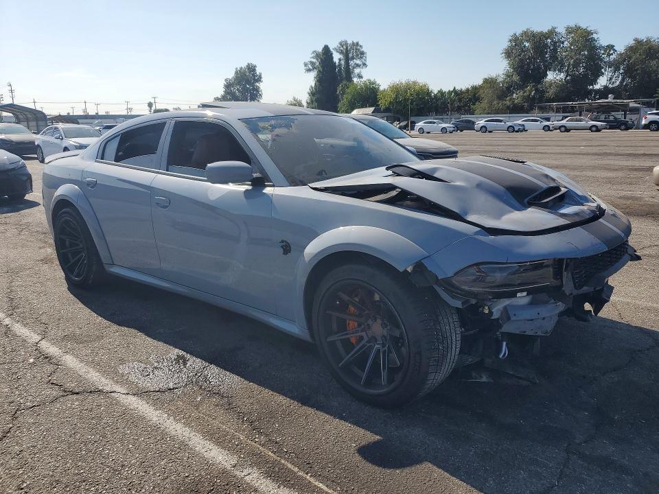 2022 Dodge Charger VIN 2C3CDXL96NH135706 COPART salvage auction — FRONT END, Ca - Salvage Certificate, sold $30,000 on 2026-09-15 (photo 4)