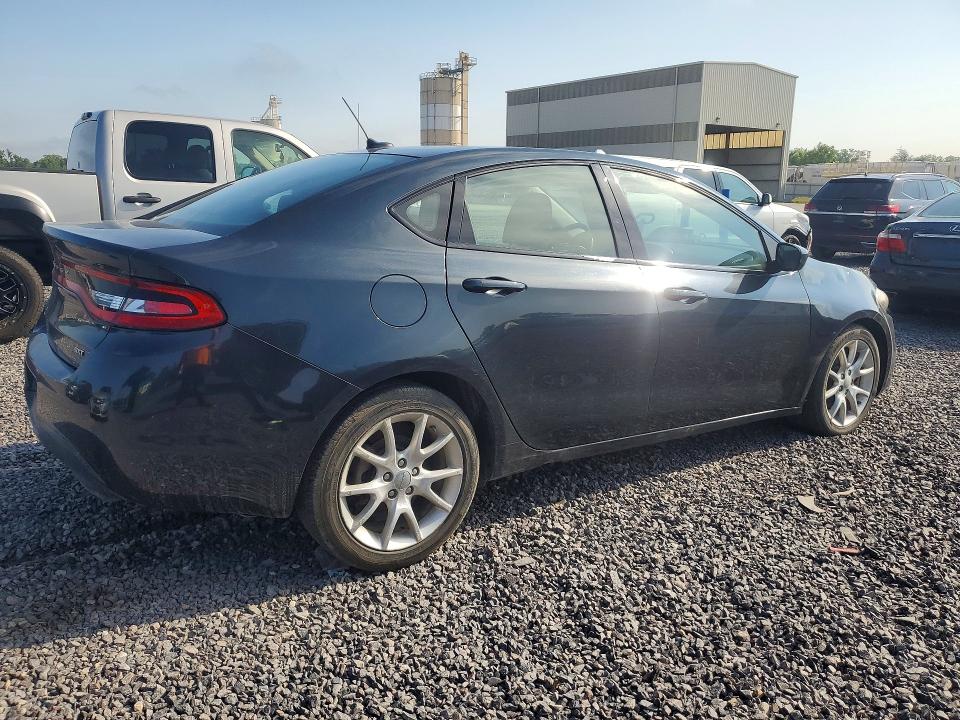 2013 Dodge Dart VIN 1C3CDFBA2DD334026 COPART salvage auction — MINOR DENT/SCRATCHES, Ks - Certificate Of Title, sold $650 on 2026-09-08 (photo 3)