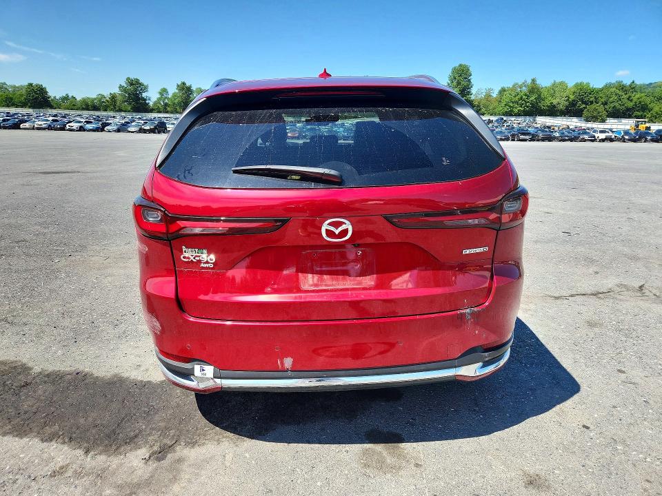 2025 Mazda Cx-90 VIN JM3KKDHC4S1216964 COPART salvage auction — FRONT END, Pa - Certificate Of Salvage, sold $8,300 on 2026-08-25 (photo 6)