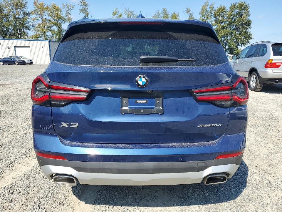 2023 BMW X3 VIN 5UX53DP08P9P34299 COPART salvage auction — FRONT END, Wa - Bill Of Sale, sold $17,200 on 2026-09-04 (photo 6)
