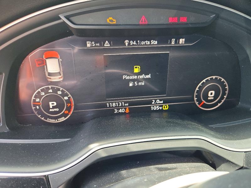 2017 Audi Q7 VIN WA1LAAF79HD024820 COPART salvage auction — MECHANICAL, Tx - Certificate Of Title, sold $6,100 on 2026-10-08 (photo 9)